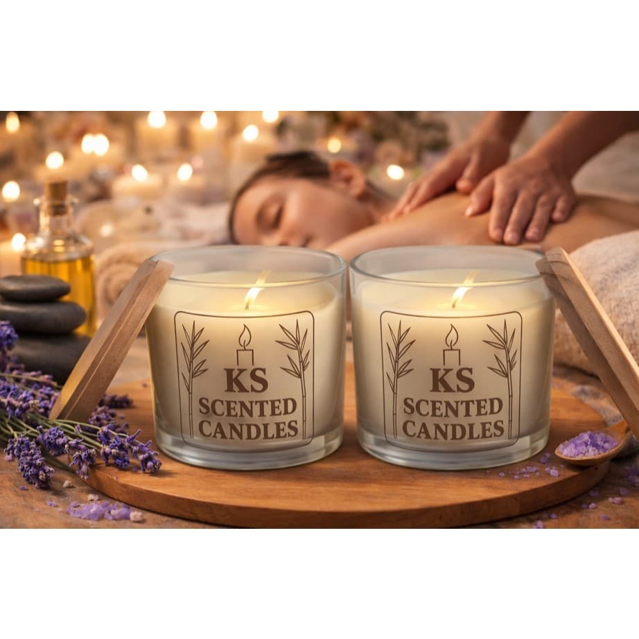 Kit 2 Velas De Massagem 150g | 100% Natural | Hidratante Lavanda  Kit 2 Velas De Massagem 150g | 100% Natural | Hidratan
