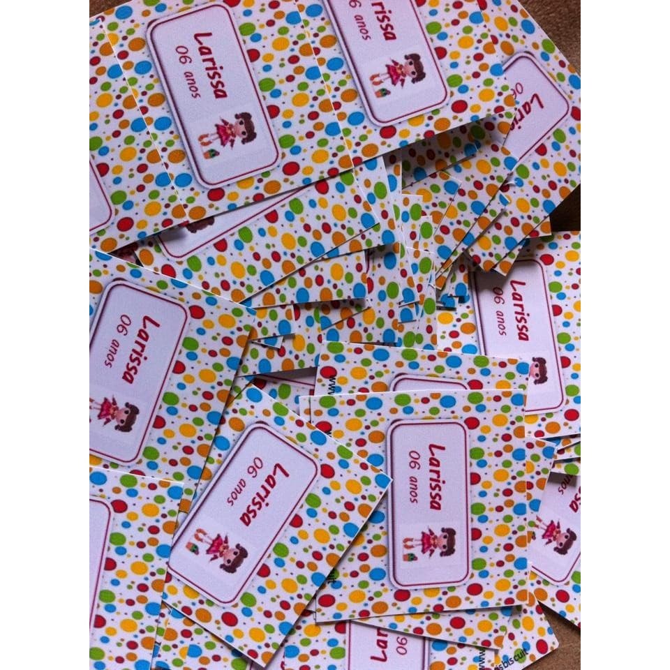 Adesivo para fazer Balinha Personalizada