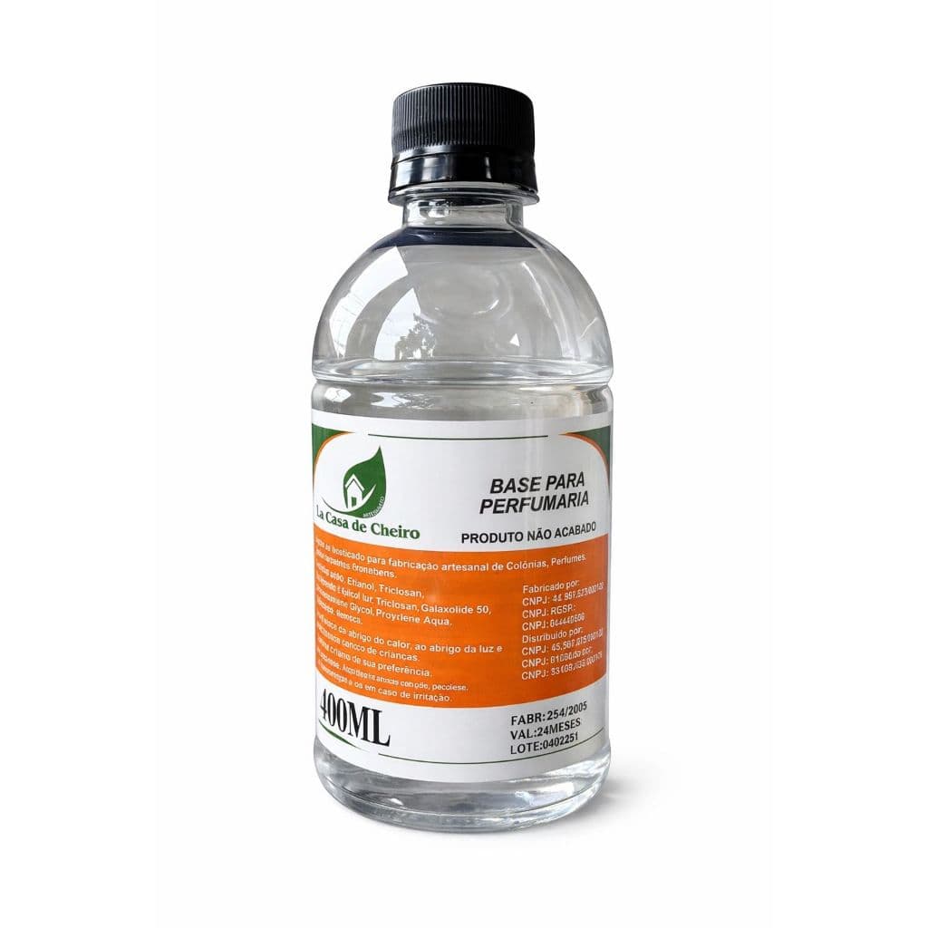 Base Pronta Para Perfumaria e Aromatizantes Artesanais Top 400ml
