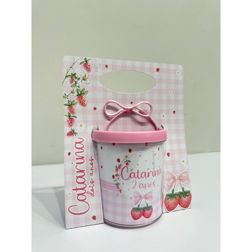 Kit Embalagem + Rótulo Personalizado para Caneca/Copo Lembrancinha (NÃO INCLUI CANECA)