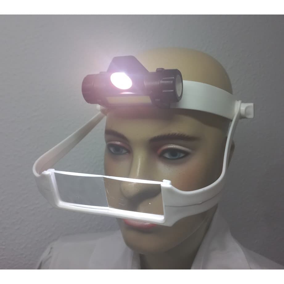 Lupa De Cabeça com Super Led e 4 Lentes 1.6X 2.0X 2.5X 3.5X