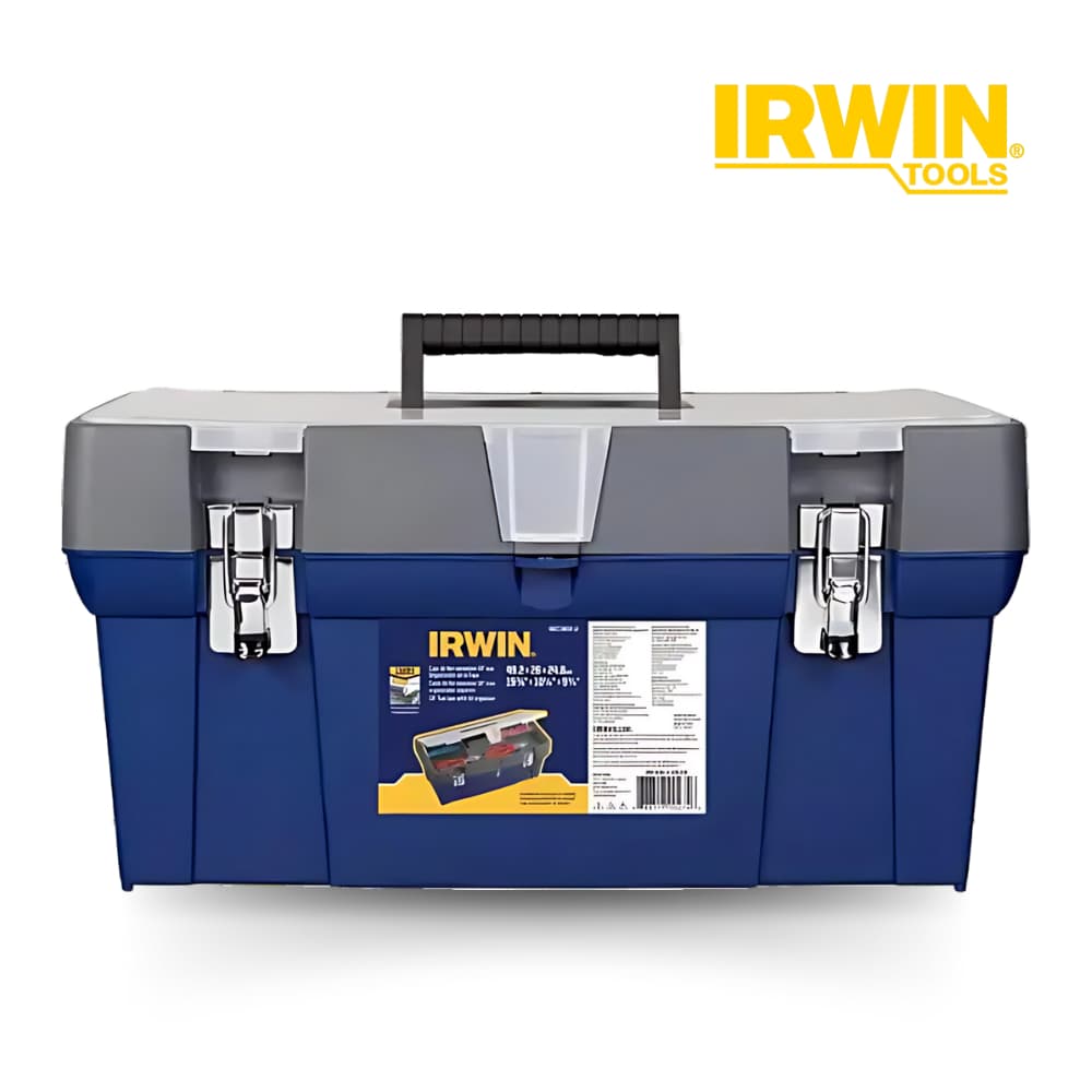 Caixa Organizadora De Ferramentas 19” lIWST19061-LA Azul Organizar Transportar Ferramentas