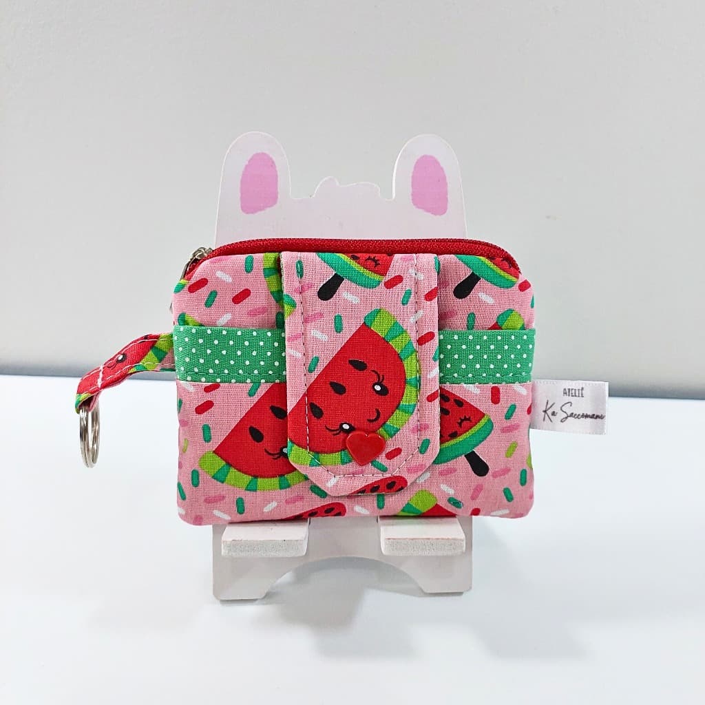 Porta Moedas Feminino com Porta Cartões | Niqueleira Compacta para Bolsa