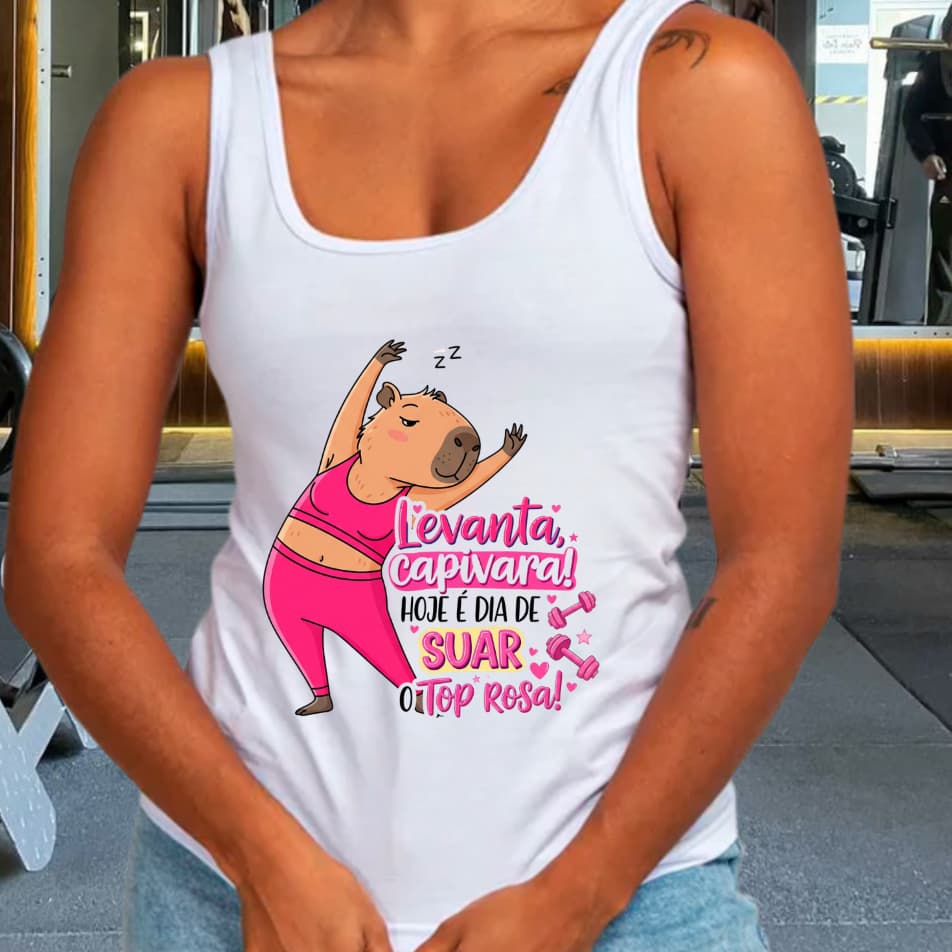 Regata Feminina Academia Fitness Dry Fit Treino Corrida Caminhada