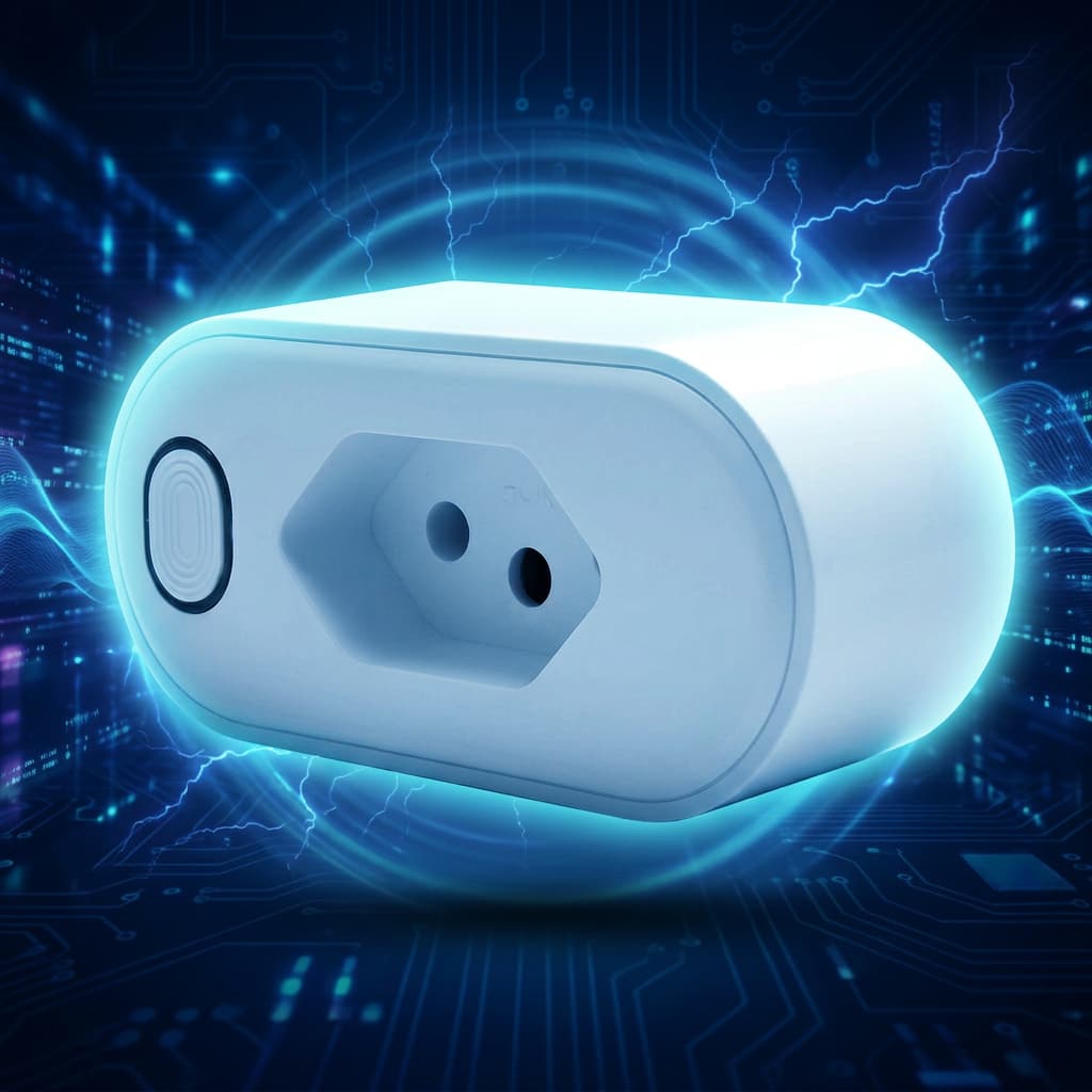 Tomada Inteligente WiFi 16A 3 Pinos Ekaza App Tuya Alexa Google Home Casa Inteligente