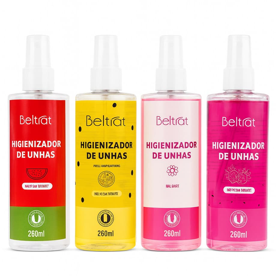 Higienizador de Unhas Beltrat Pitaya Maracuja Melancia Floral 260ml