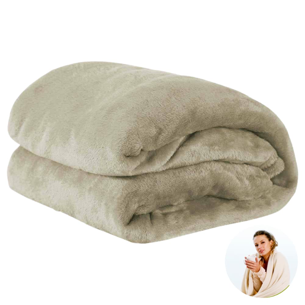 Manta Solteiro Microfibra Super Macia 1,50x2,20 Quentinha Toque Aveludado Mantinha Fleece