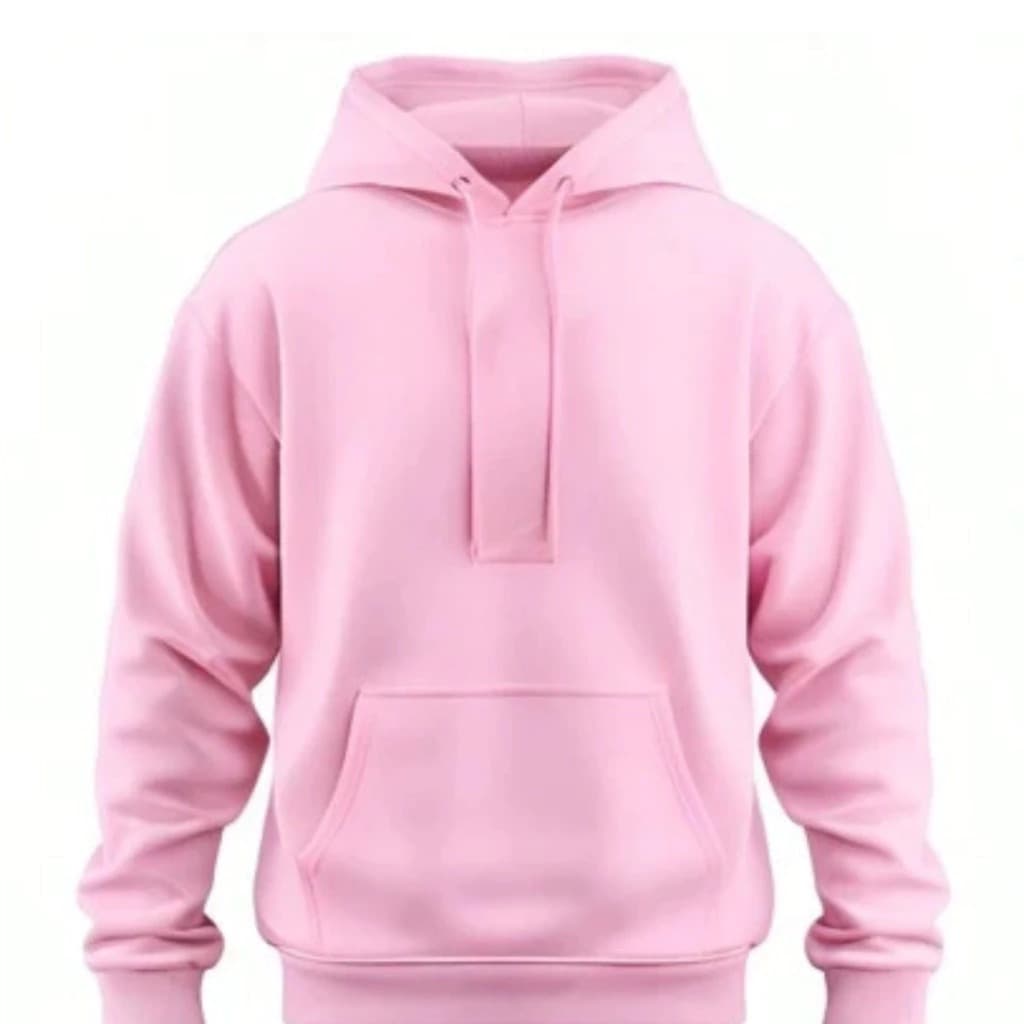 Blusa de Frio Moletom Flanelado Feminino Liso Casaco de Inverno Canguru com Capuz e Bolso - M ao GG