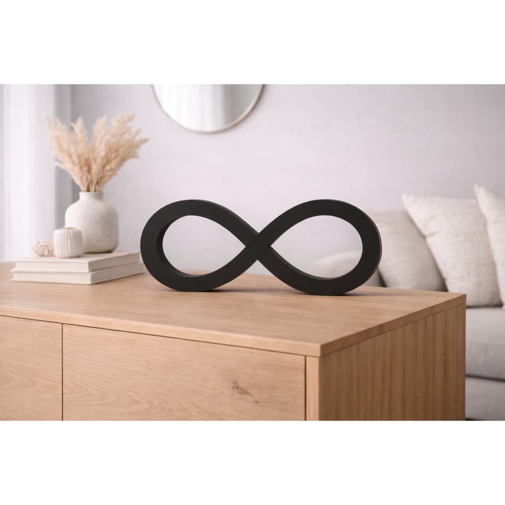 Enfeite Decorativo Infinito em 3D | Símbolo de Amor, Eternidade e Decoração Moderna