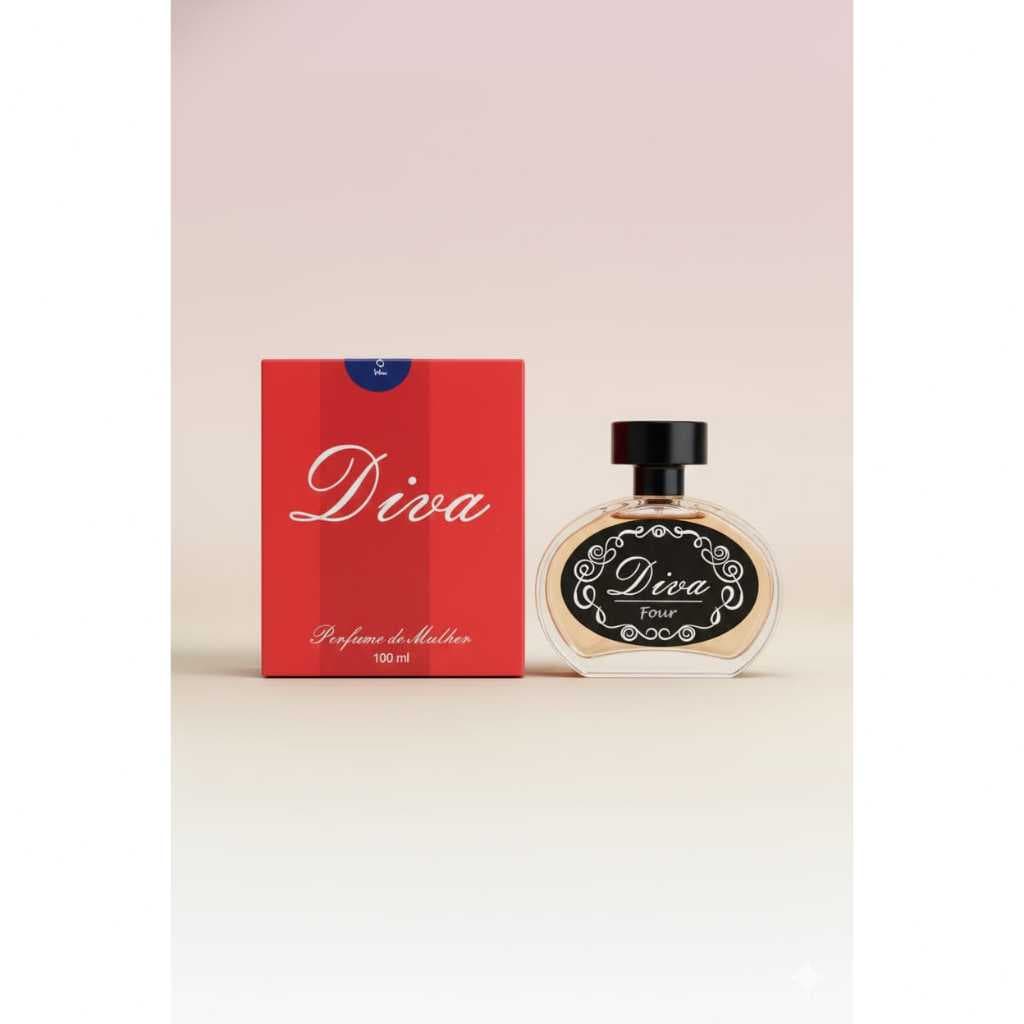 Perfume Feminino Diva Four 100ml Alta Fixação – Inspirado no Paradoxe – Doce Sofisticado