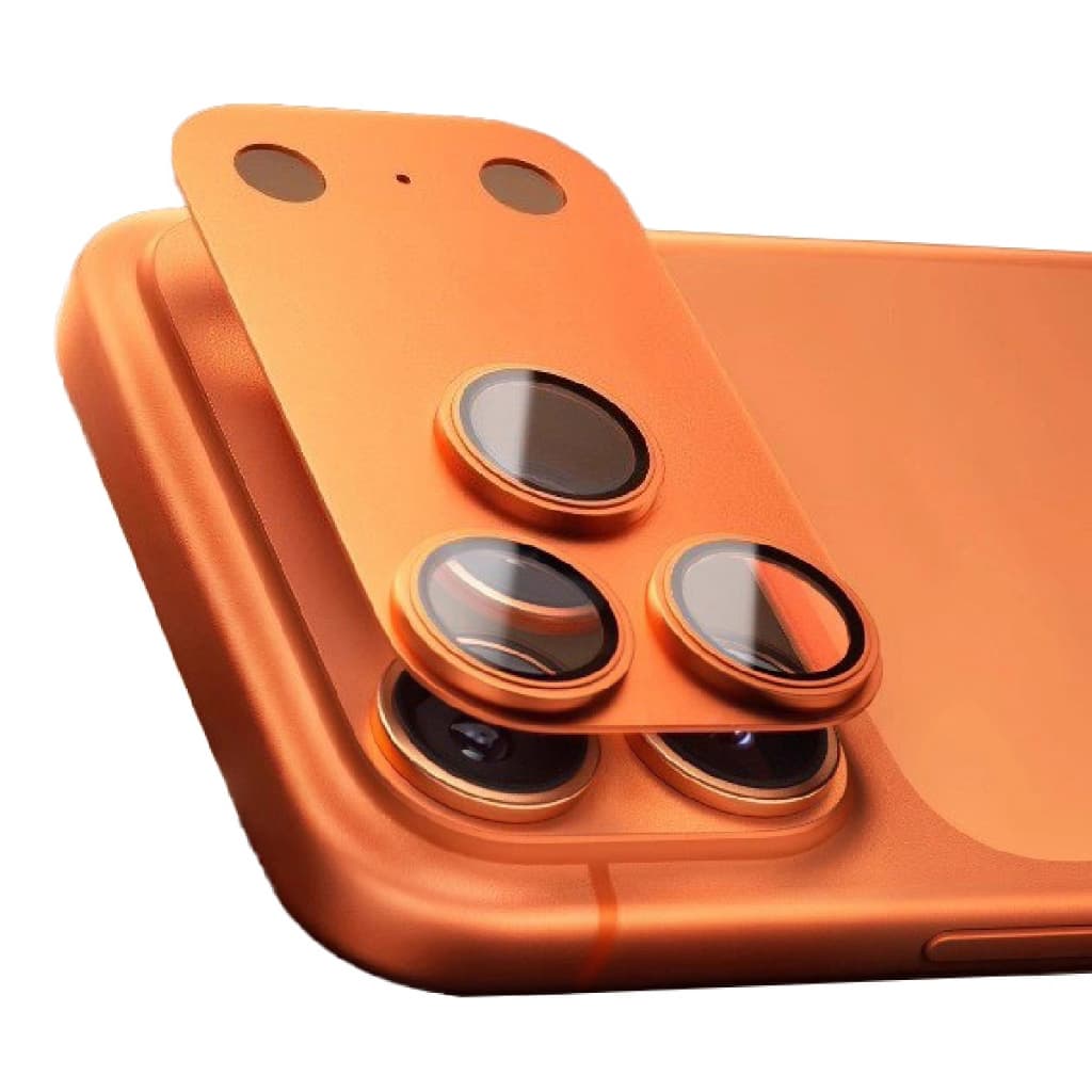 Película Câmera Traseira Ar Alumínio Compatível Com iPhone 17 Pro 17 Pro Max Lente Vidro Temperado