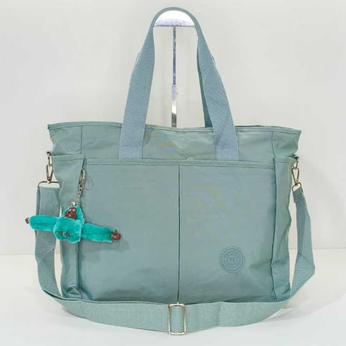 Bolsa Transversal Feminina Grande Nylon Reforçada Com Alça Removível