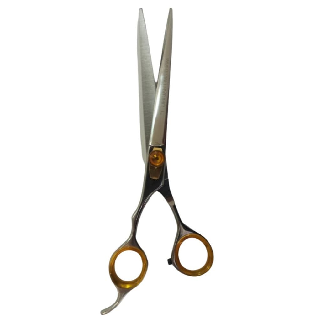 Tesoura Reta Prata C/ Dourado Maryam Trading 7"