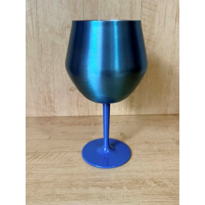 Taça inox conserva a temperatura, que vira copo, festa, evento, gelo, bebida, social, comemoração, azul, diamante, luxo