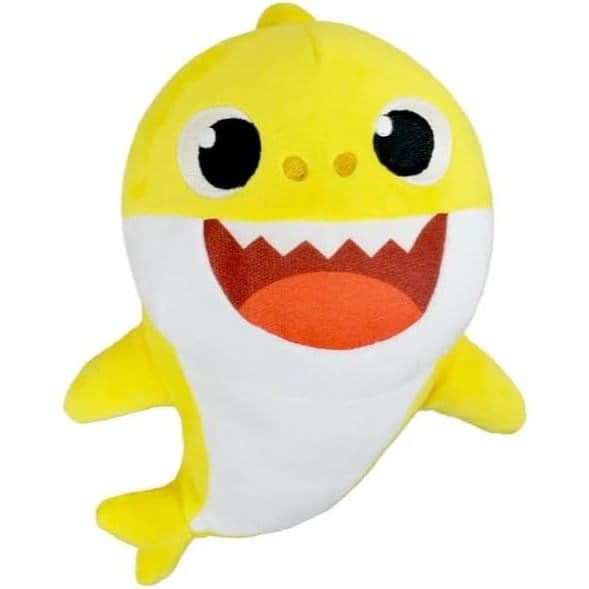 Pelúcia Musical Baby Shark Amarelo 30cm Sunny