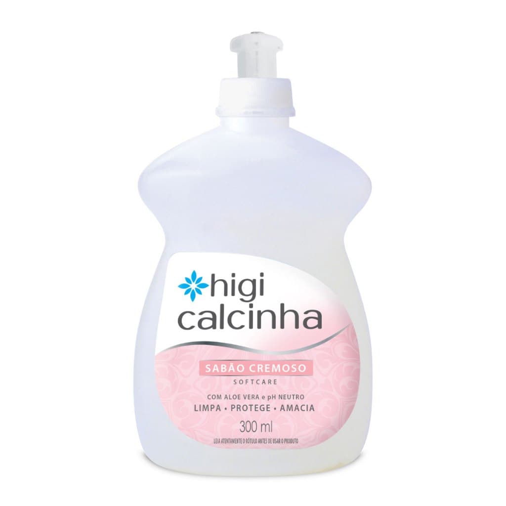 Higi Calcinha Softcare Sabão Cremoso Para Lavar Roupas com PH Neutro, Aloe Vera e Branqueador Óptico