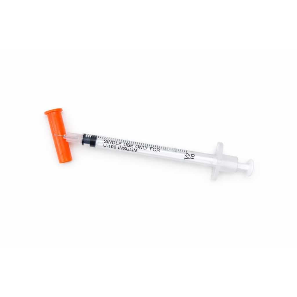 Seringa para Insulina 1ml, com Agulha Fina 30G 8mm x 0,30mm - Kit 10Und