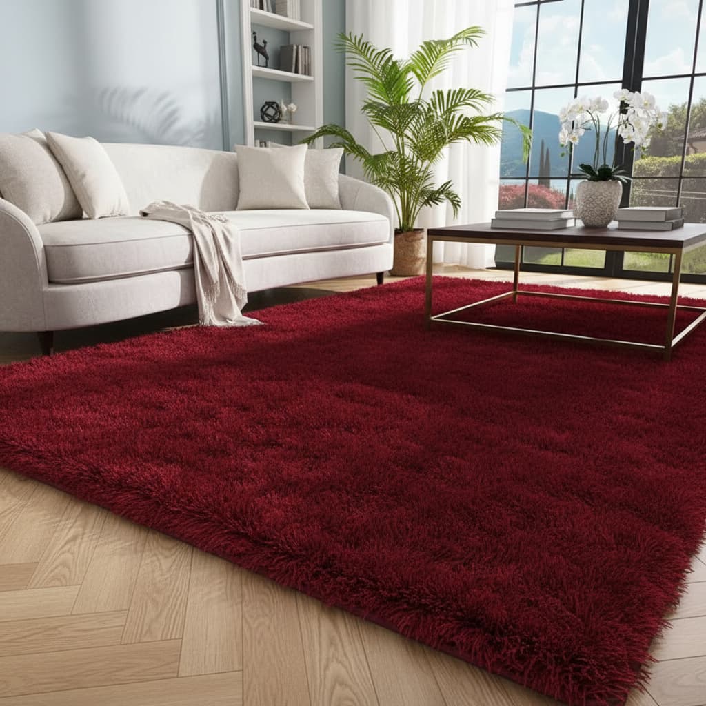 Tapete 2,00x1,45 Peludo Confortável para Quarto Infantil