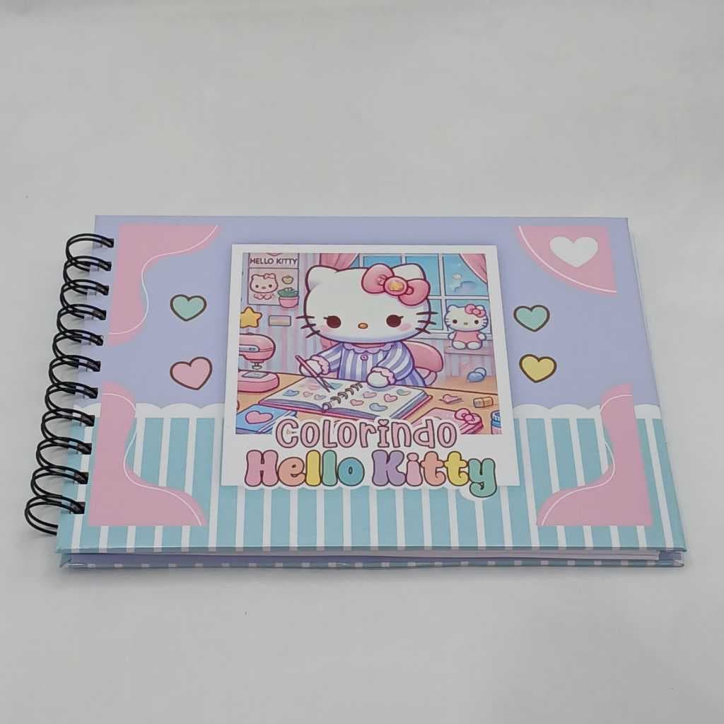 Livro de Colorir Hello Kitty – 50 Desenhos Fofos para Relaxar e Colorir