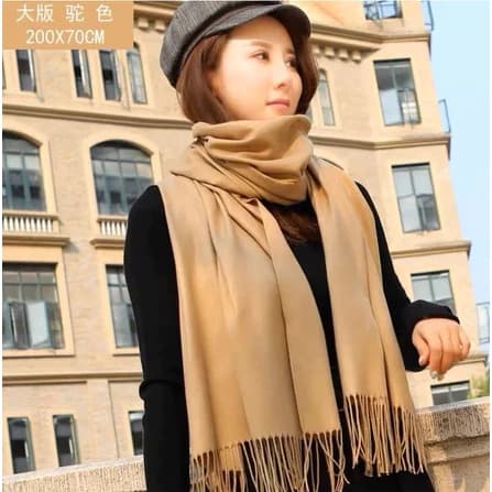 Cachecol Feminino Lenço Pashmina Echarpe Masculino Unissex Para Frio Inverno