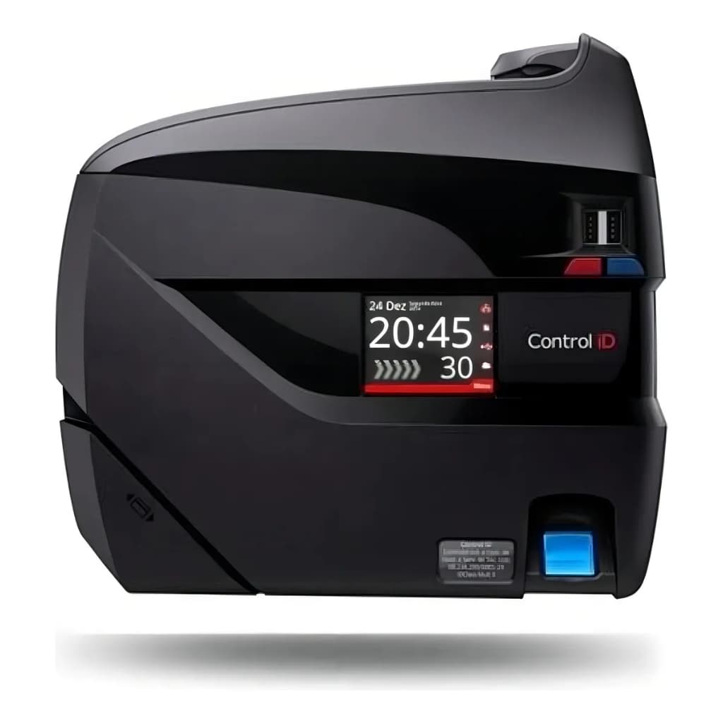Relógio de Ponto Control ID iDClass Bio Prox Biométrico 125kHz REP  Touch TCP/IP USB Certificado 671