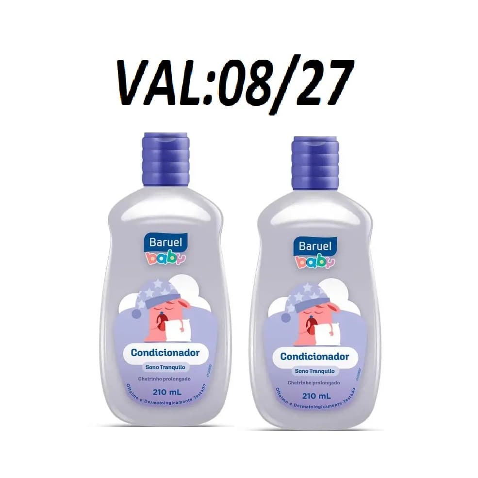 Condicionador Infantil Baruel Baby Sono Tranquilo 2 un 210ml cada(162766)