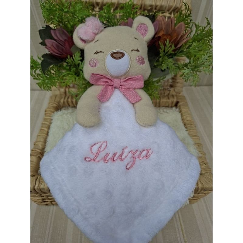 Naninha Usinha personalizada bordada com nome do bebê