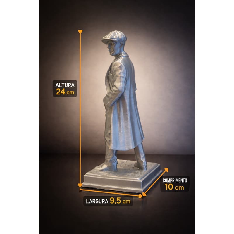 Estátua Thomas Shelby Peaky Blinders Decorativa