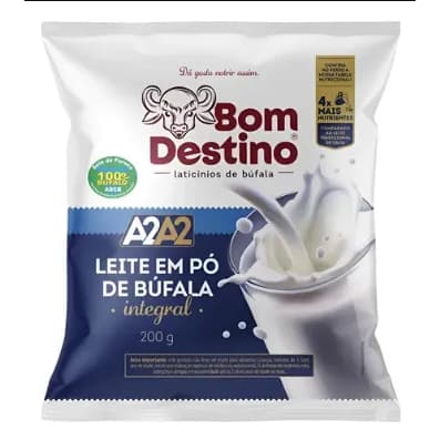 Leite Em Pó A2a2 Integral De Búfala Bom Destino 200g