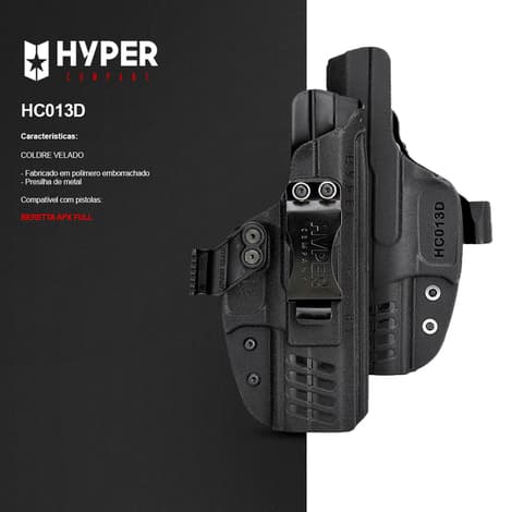 COLDRE VELADO BERETTA APX FULL - HYPER COMPANY - DESTRO