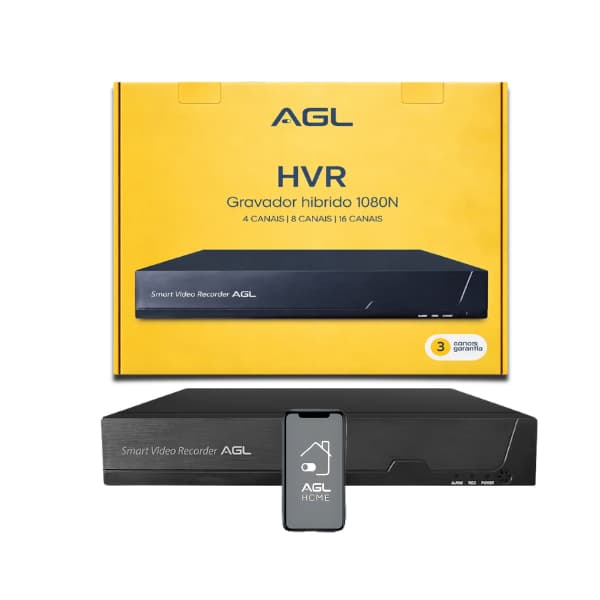 HVR 16 CANAIS HIBRIDO DVR/NVR 1080N AGL