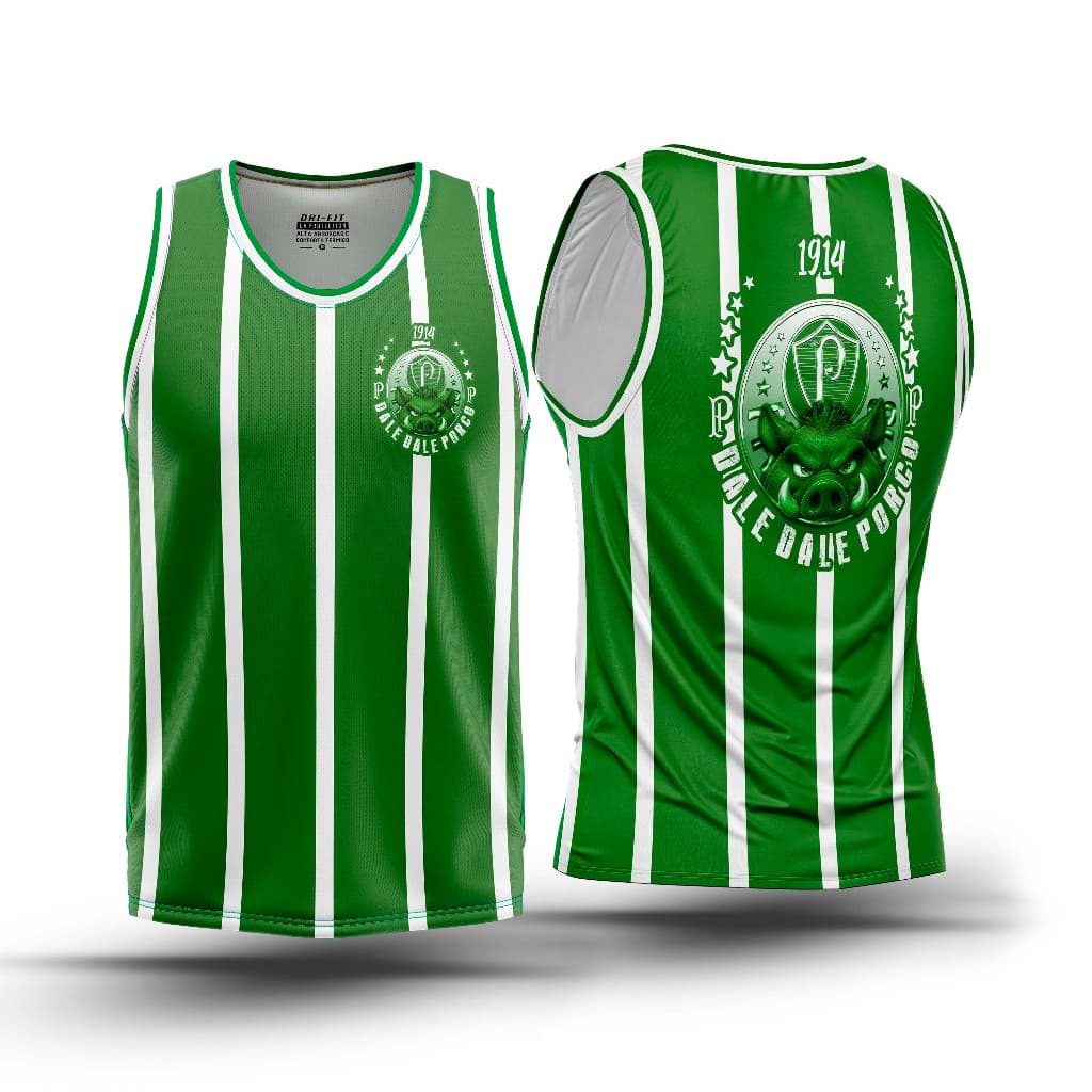 Camisa camiseta Regata Torcida Verdão Alviverde