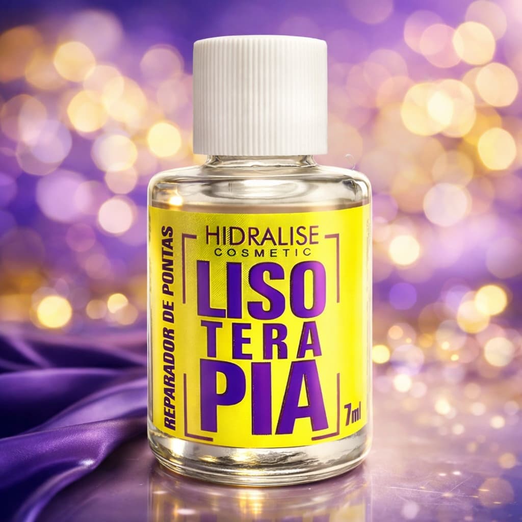 Óleo Capilar Lisoterapia Hidralise 7ml – Anti Frizz, Brilho Intenso, Reparador de Pontas, Cabelos Sedosos e Hidratados
