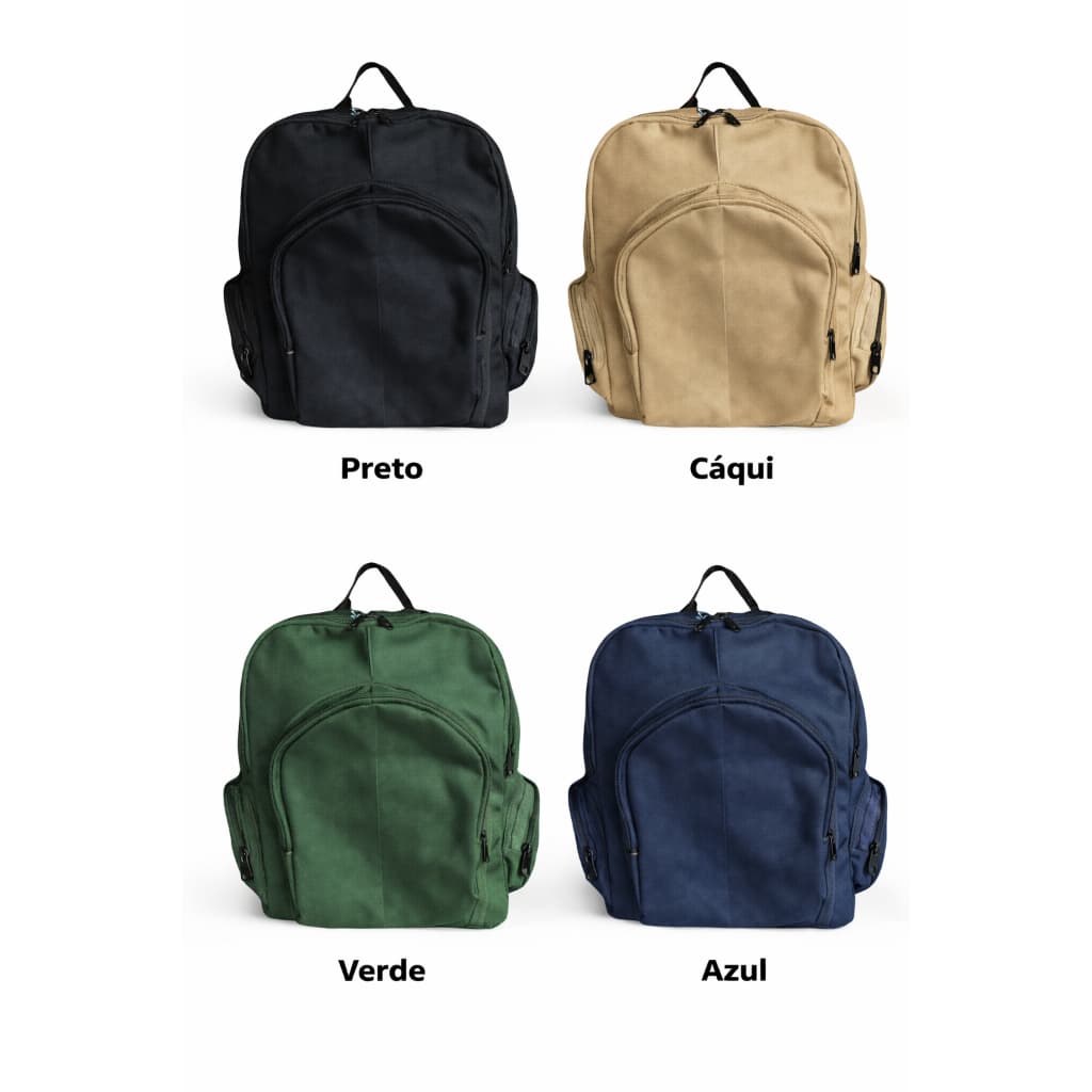 MOCHILA DE LONA RURAL TRANSBORDO USINA TAMANHO M