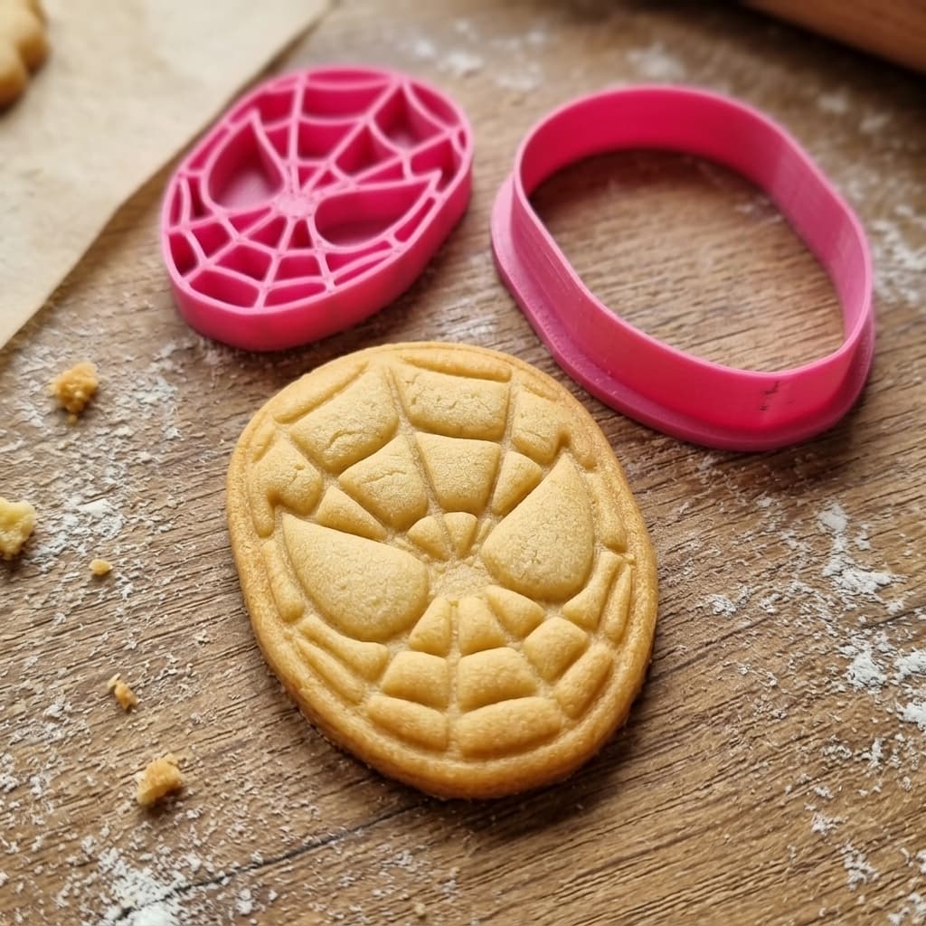 Cortador Biscoito Homem Aranha Confeitaria Fondant Pasta Americana Alta Precisão Sustentável