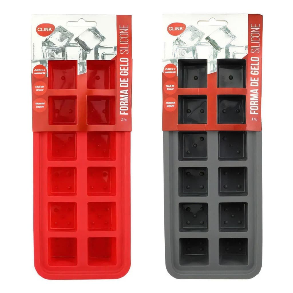 Forma De Silicone Gelo Cubos Grande Suco Drink Whisky