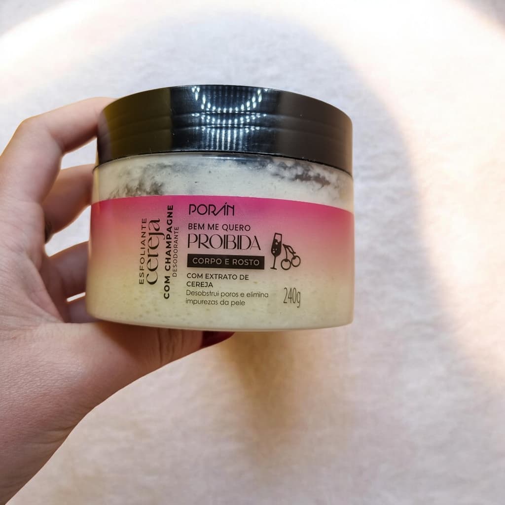 Esfoliante Corporal Porán 240g Bem Me Quero Proibida