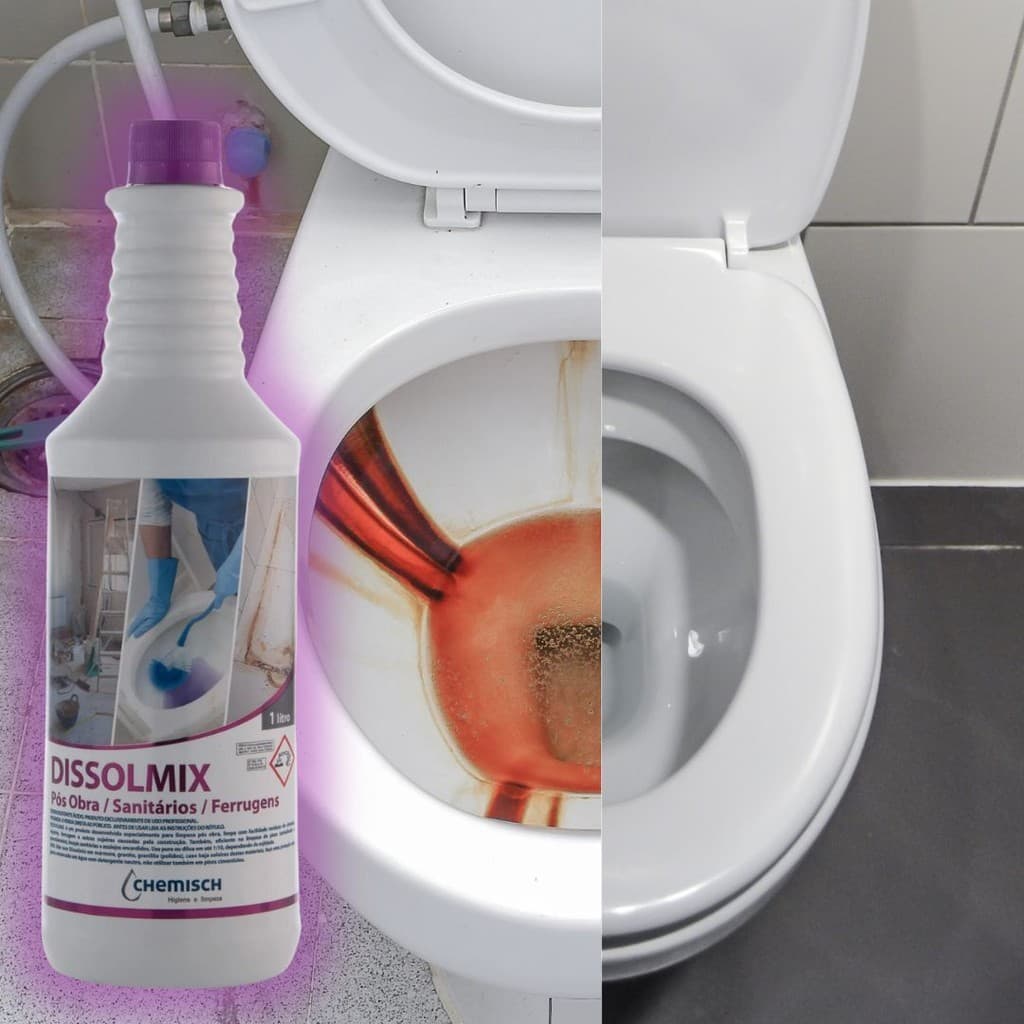 Detergente Dissolmix Limpa Vaso Sanitario 1L Envio Rapido