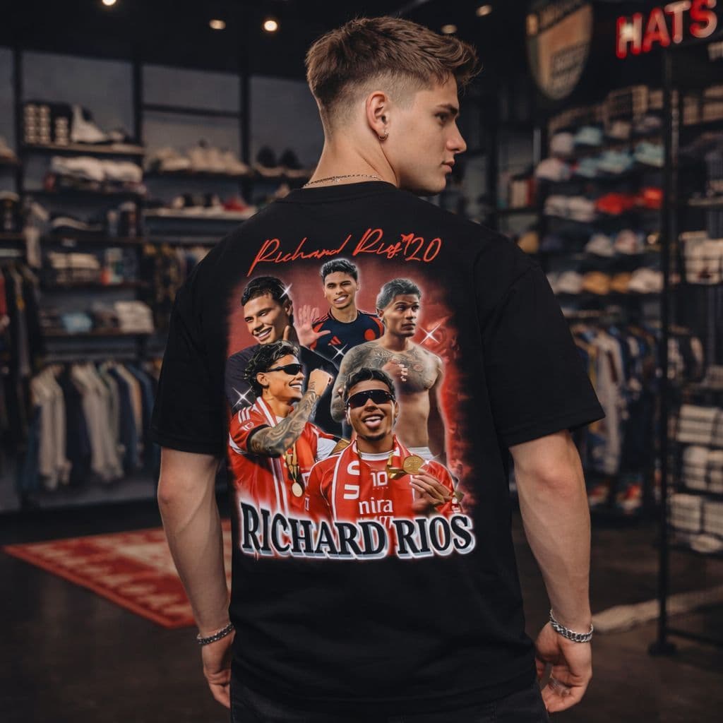 Camiseta Camisa Richard Rios Jogador Atleta Lançamento Camiseta Premium Envio  novo lançamentoRapido