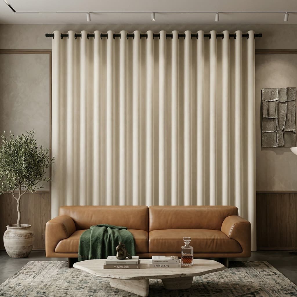Cortina Semi Blackout Para Sala e Quarto 3,00 x 2,50 Tecido Oxford Grosso
