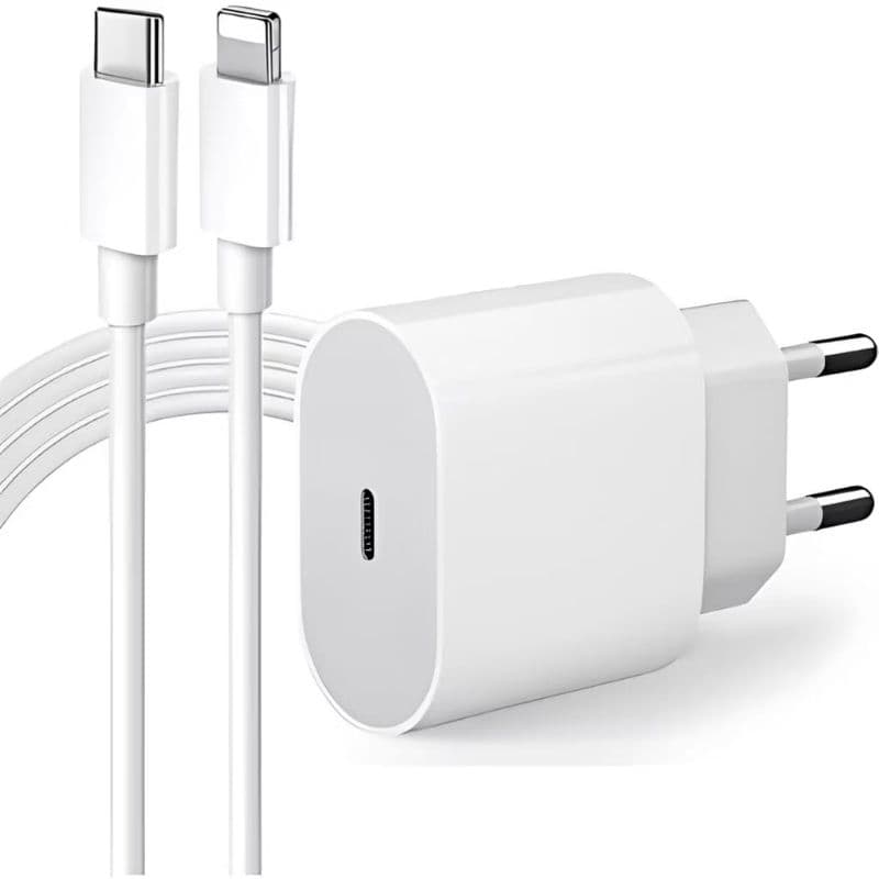 Kit Carregador 15 16 17 iPhone Tipo C Tipo C 35W Fonte Cabo iPhone