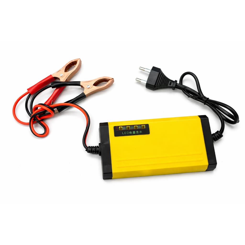 Carregador Portátil Inteligente De Bateria Automotiva Motocicleta Tomada 12V 3A Bivolt