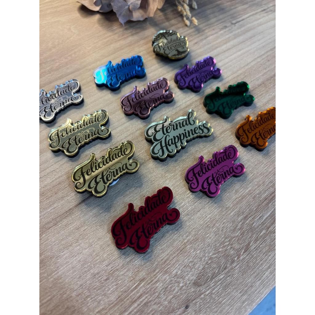 Pins Exclusivos – Congresso 2026 Felicidade Eterna