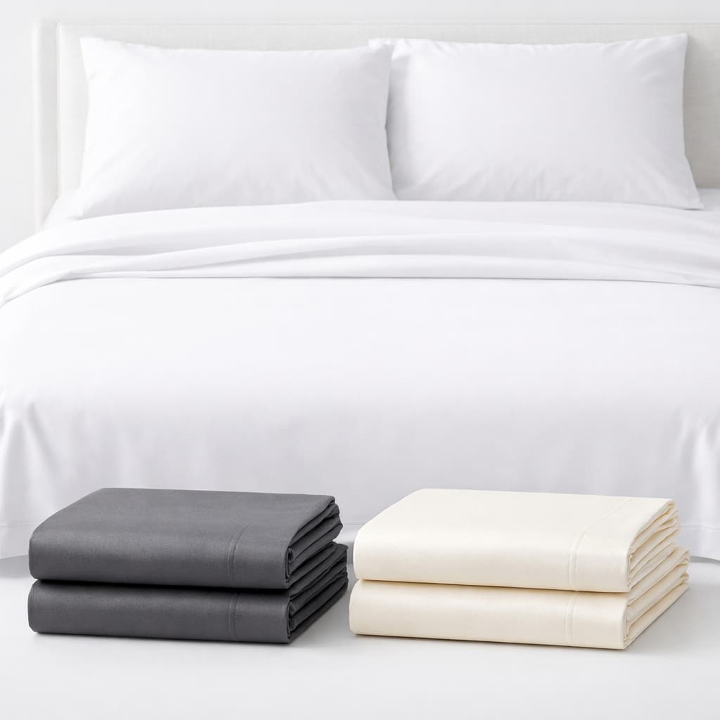 Lençol De Cima Avulso 400 Fios Micropercal Premium Sem Elástico Toque Macio Hotel Solteiro Casal Queen King