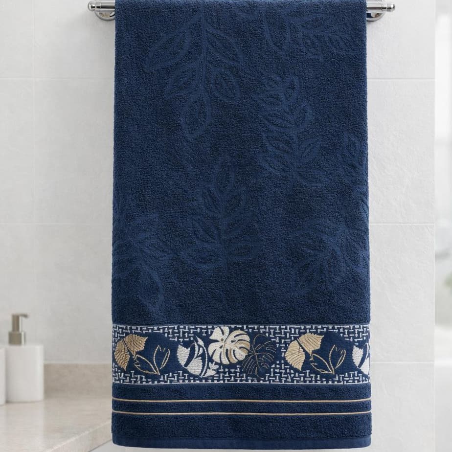 Toalha de Banho Grande 100% Algodão Botanic Macia e Grossa 70x135cm Artelar