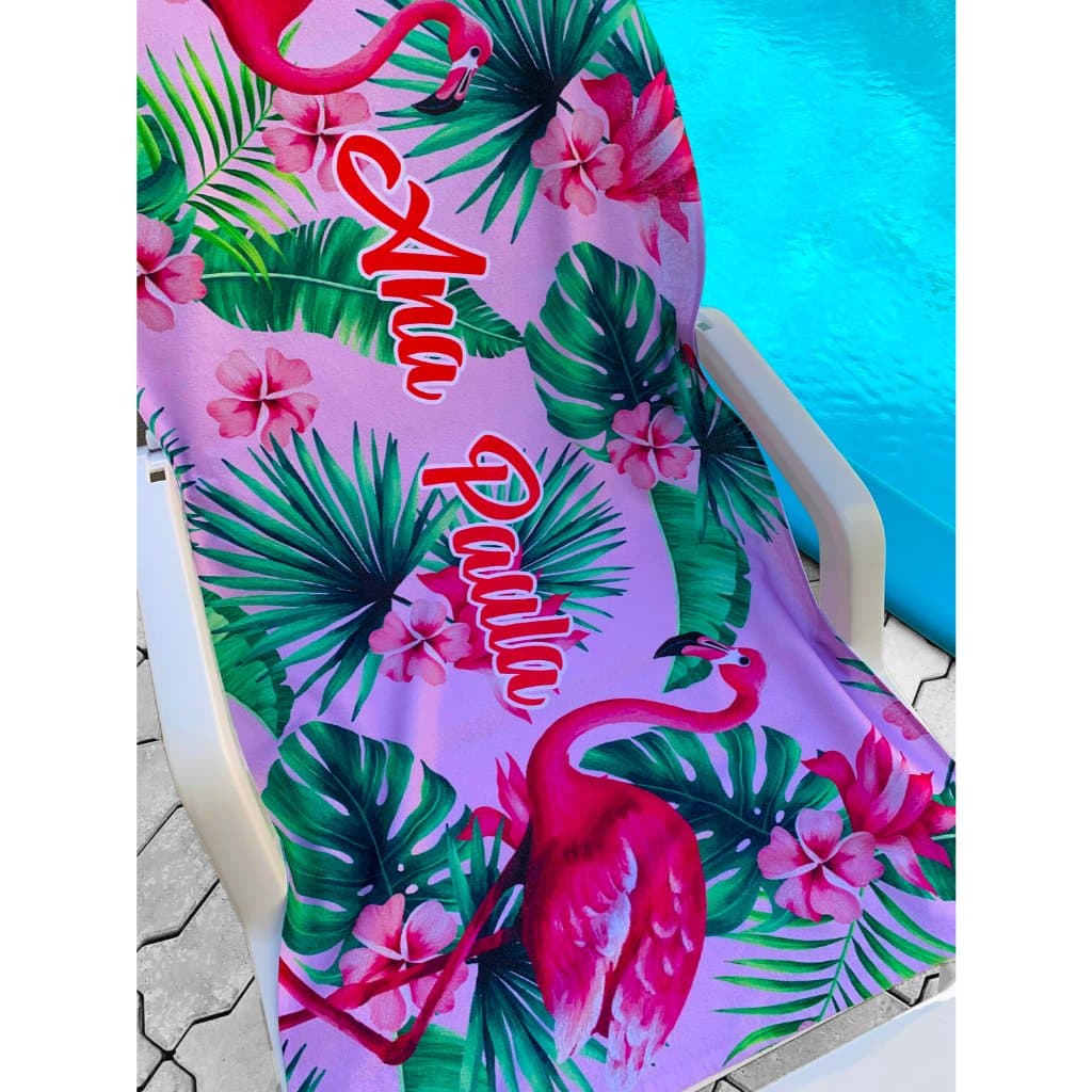 Toalha de Praia Personalizada - Azaléia