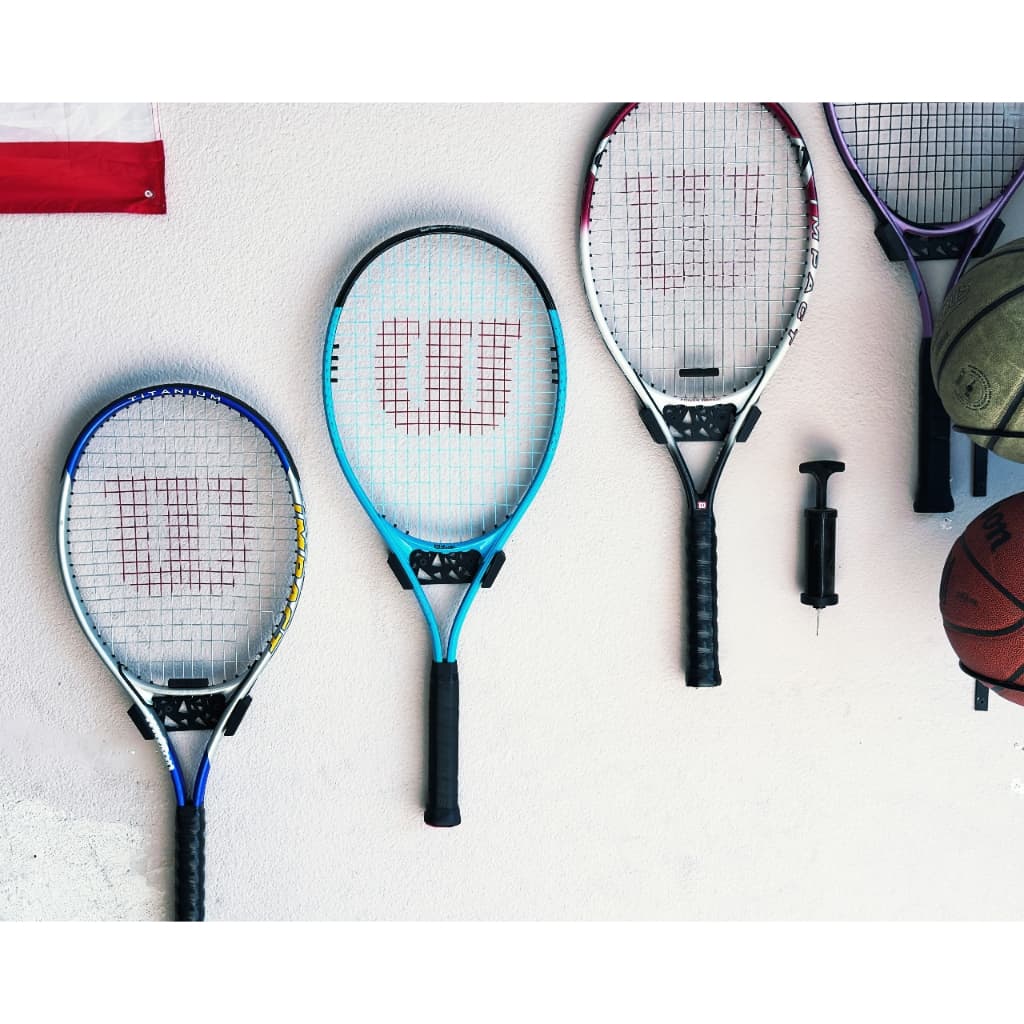 Suporte de Parede para Raquete de Beach Tennis – Expositor Resistente