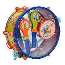 Kit Mini Banda Super Baby Brinquedo Musical Infantil Bbr Toy