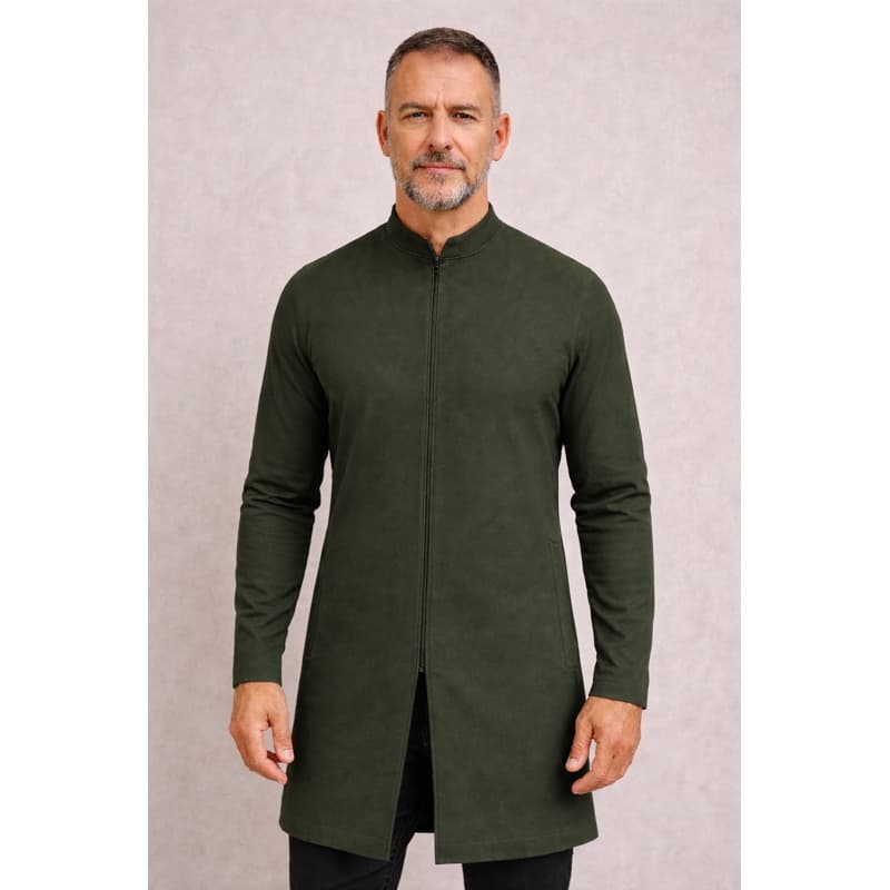 Jaleco Masculino Slim Fit Premium Não Transparente - Em gabardine