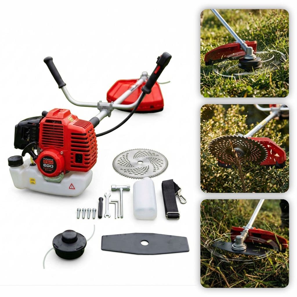 Roçadeira Gasolina Profissional 52cc 2,5hp 2t Com Laminas
